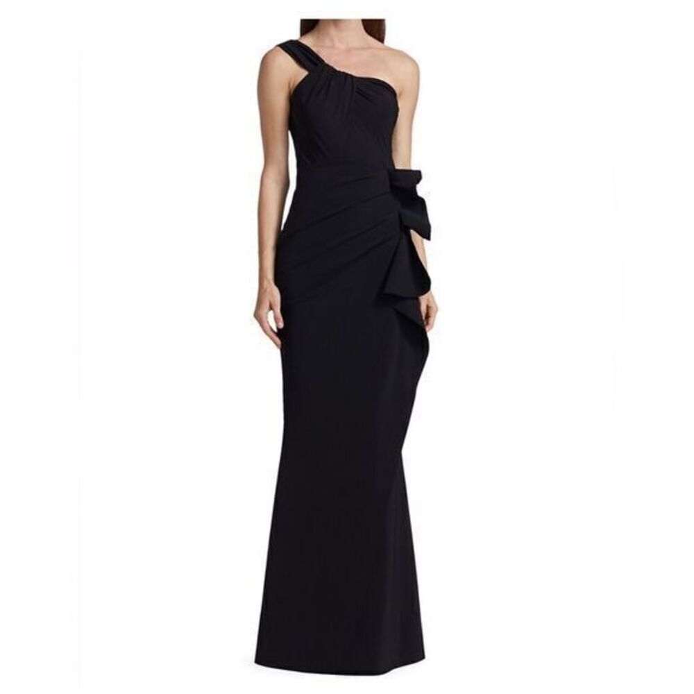 Chiara Boni La Petite Robe Seki One-Shoulder Gown Size 8